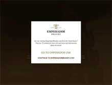 Tablet Screenshot of emperadorbrandy.com